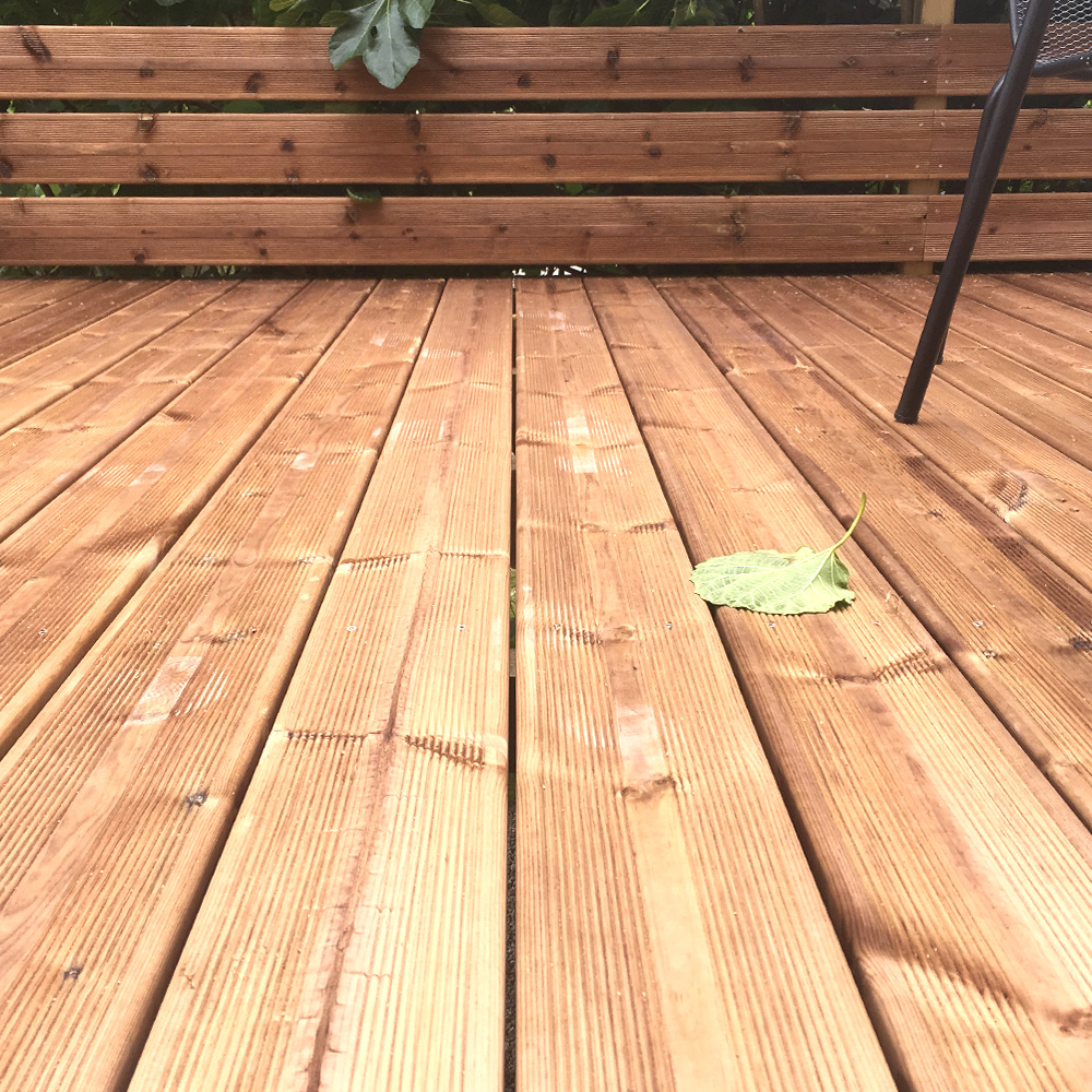 Rénovation et protection du plancher de la terrasse bois